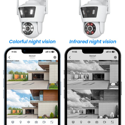 Dual Lens WiFi Camera