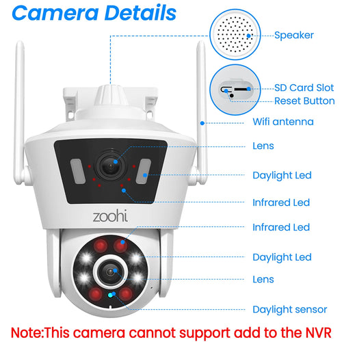 Dual Lens WiFi Camera