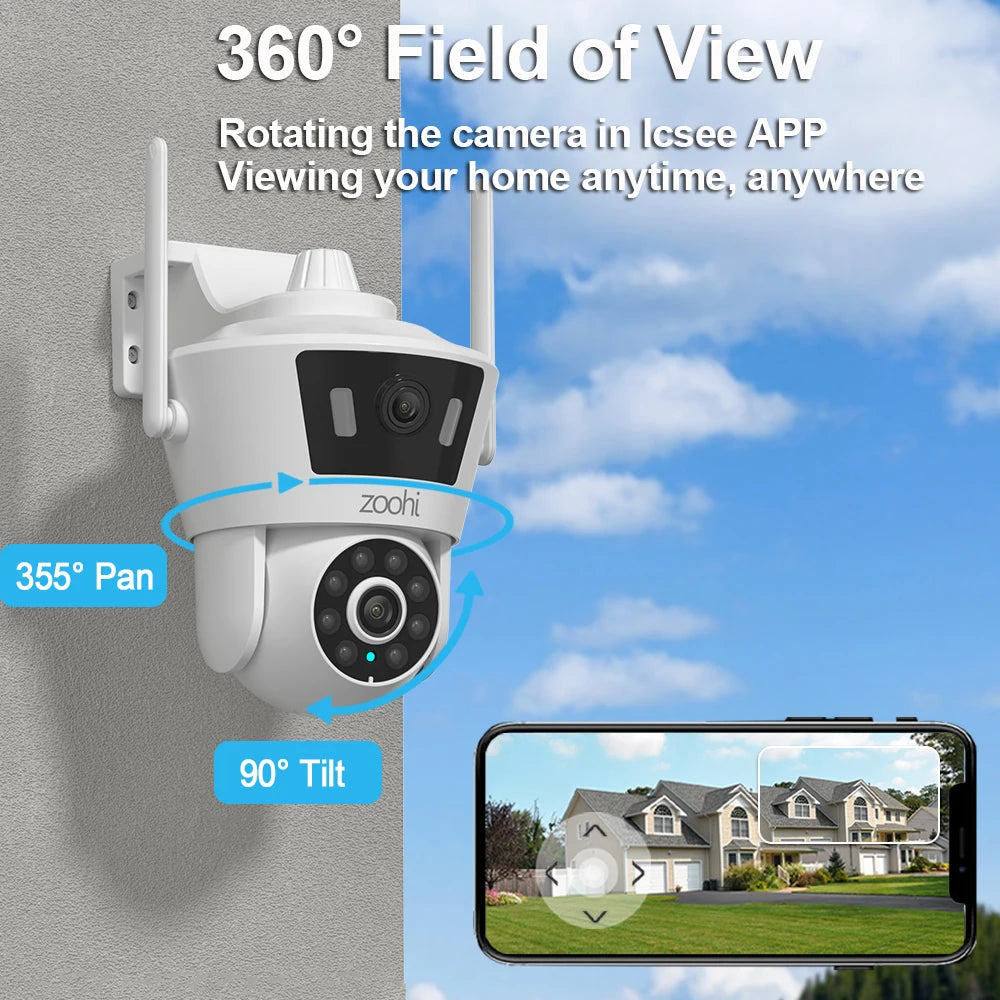 Dual Lens WiFi Camera