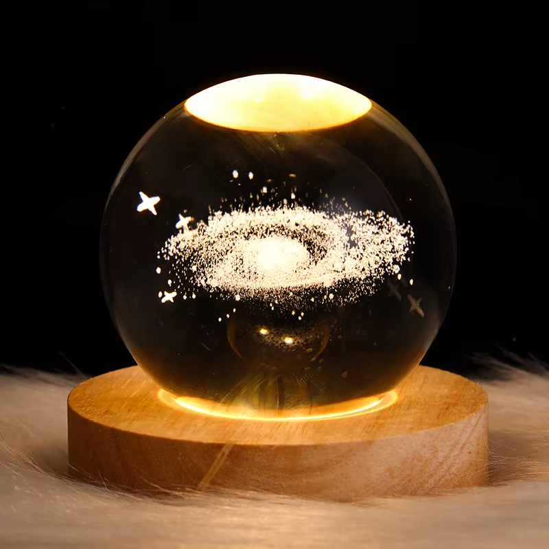 Lunar Glow Crystal Sphere